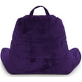 thumbnail image 4 of XXL Husband Pillow Purple Backrest with Arms - Reading Pillow with Shredded Memory Foam, Ultra-Comfy Removable Microplush Cover & Detachable Neck Roll - Unmatched Support Sit Up Pillow for Bed, 4 of 9