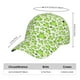 thumbnail image 2 of Fotbe Cute Frogs Gorro Clásico de Béisbol, Gorra Ajustable con Broche Snapback, Gorro de Exterior de Algodón Suave, 2 of 6