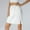 White, variant on DuoJiaJ Women Half Skirt with Lace Vintage Underskirt Black L