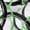 Green Black, variant on Homewish Golden Black Circle 7 Pieces Full Size Bedding Sets,Classic Abstract Geometric Full Size Bed in a Bag,Light Gray Reversible