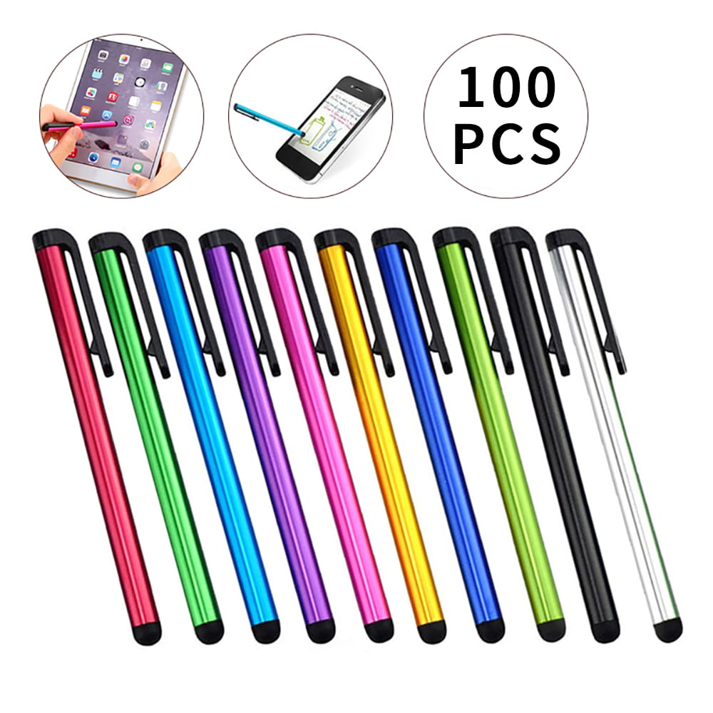 5Pcs Universal Capacitive Touch Screen Stylus Pen For All Pad Phone PC Tablet HK