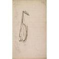 thumbnail image 2 of Charles Samuel Keene 10x14 Gold Ornate Wood Frame and Double Matted Museum Art Print Titled - Sketchbook Drawing (Between 1846 and 1852), 2 of 4