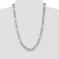 thumbnail image 2 of 925 Sterling Silver 8.7mm Figaro Anchor Chain 22 Inch, 2 of 7