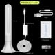 thumbnail image 3 of Antena HDTV para interiores de 25dB, antena de TV Digital, antena VHF UHF, rango de 150 millas con a Carevas Blanco, 3 of 5