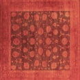 thumbnail image 1 of Ahgly Company Indoor Square Oriental Brown Industrial Area Rugs, 3' Square, 1 of 4