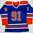 thumbnail image 4 of Autographed/Signed Evander Kane Edmonton Blue Hockey Jersey JSA COA, 4 of 4