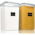 thumbnail image 1 of 2 contenedores grandes para almacenar alimentos con tapas herméticas de 6,5 l para harina, azúcar, suministros para hornear y almacenamiento de alimentos secos, 1 of 3