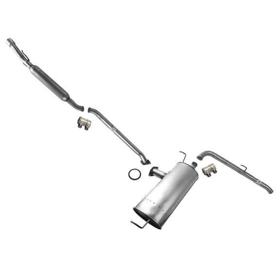 System Kit Rear Retor & Muffler W/ Tail Pipe For 2007-2010 for Toyota for Sienna 3.5L for FWD - 100% for Fit, Easy Install, No Drilling Required