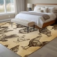 thumbnail image 4 of Farm Chicken Large Area Rugs 5x8 ft Country Rustic Rooster Hen Retro Farmhouse Washable Rug Non Slip Indoor Carpet Absorbent Floor Mat for Living Room Bedroom Dining Room, 4 of 9