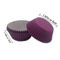 thumbnail image 3 of Bakexcel Standard Baking Cups, Classic Purple Greaseproof Festive Cupcake Liners, 100-Count, 3 of 6