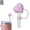 Purple, variant on SXCRFKXH Valentines Day Straw Cover Heart-Shaped Straw topper, Love Heart 10Mm topper Straw Red Reusable Silicone