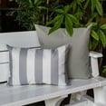 thumbnail image 4 of Riley Gray Rectangular Outdoor Throw Pillow, 4 of 5