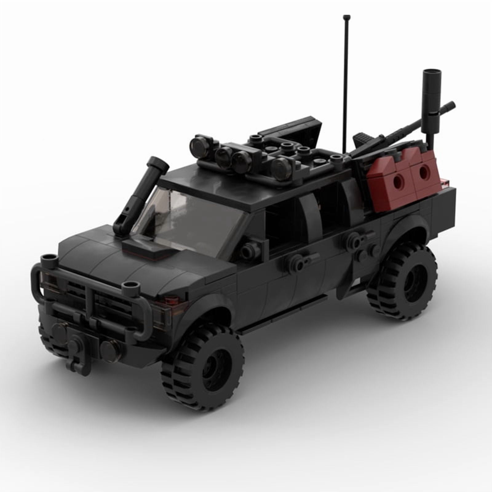 Technical SWAT Military Chariot Car Truck Model Building Blocks Kits Toys for Children Kids Gifts Toy Bricks Car