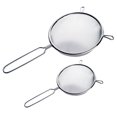 thumbnail image 3 of Stainless Steel Mesh Strainer Long Handle Scoop Slotted Ladle Food Serving Colander For Noodles Dumplings (10 Inches Double Layer), 3 of 8