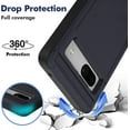 thumbnail image 3 of for Google Pixel 7a Case: Dual Layer Protective Heavy Duty Cell Phone Cover Shockproof Rugged with Screen Protector - Military Protection Bumper Tough - Google Pixel 7a 2023, Blue, 3 of 15