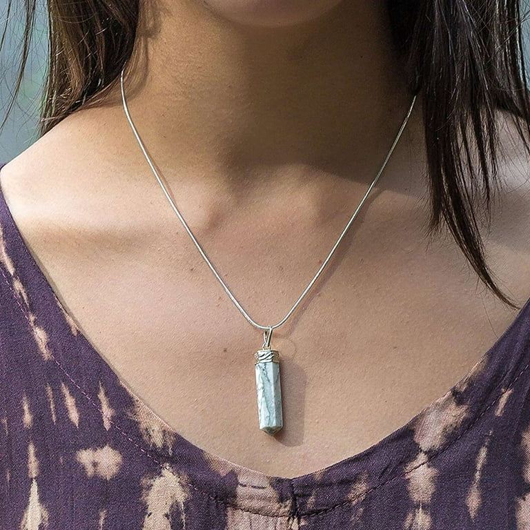 Howlite crystal shop necklace