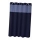 thumbnail image 1 of Cortina de ducha, accesorio versátil para baño, forro de hotel, lavable. Azul marino, 1 of 8
