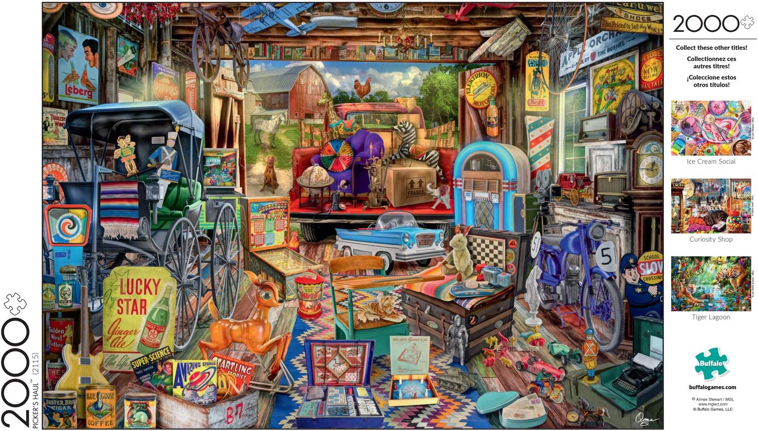Buffalo Games - Aimee Stewart - Picker's Haul - 2000 Piece Jigsaw Puzzle