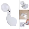 thumbnail image 2 of Glass Magnifier, Jewelry Magnifier Silver  For Inspection, 2 of 8