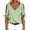 Light green, variant on Summer V-neck Women Solid Color Off Shoulder Casual Shirt Bownot Blouse Tops