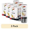 (3 pack) CELSIUS Sparkling Fuji Apple Pear, Functional Energy Drink 12 fl oz (Pack of 4)