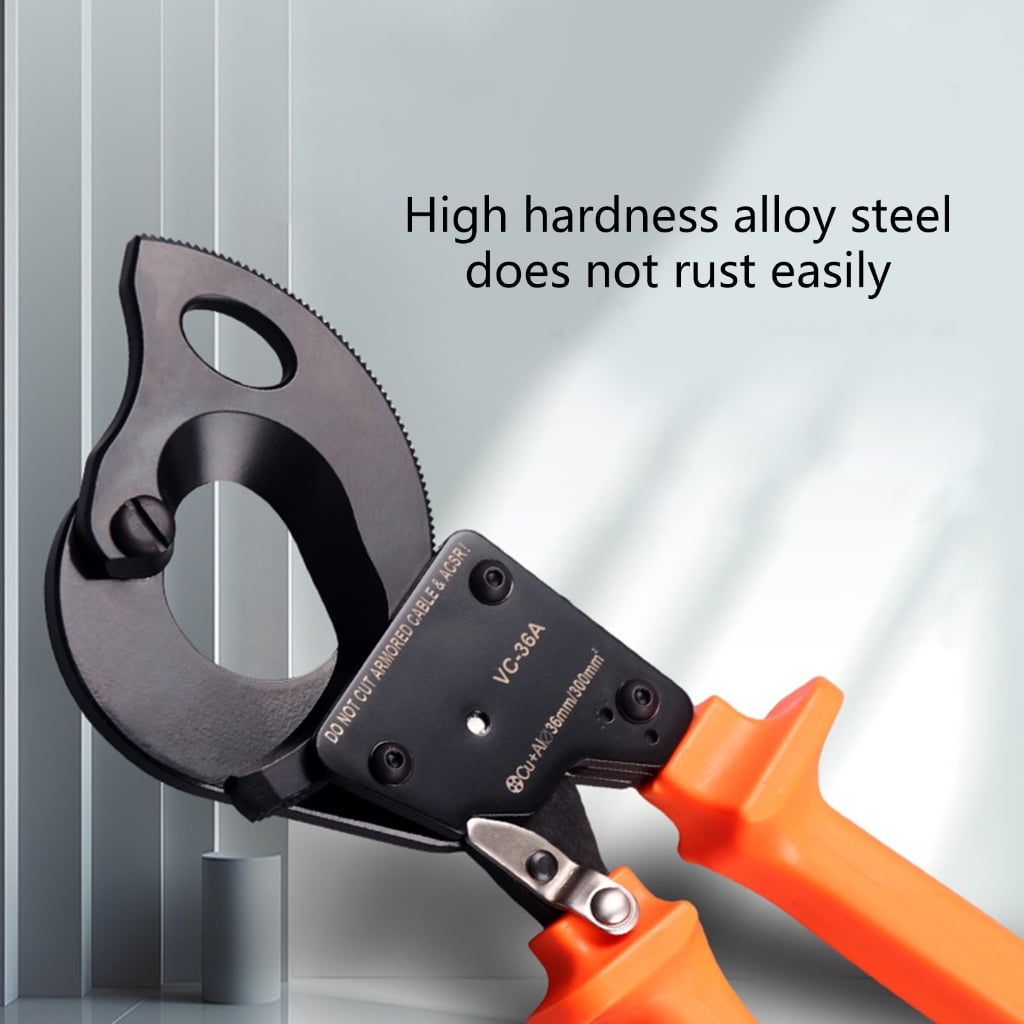 MOMOJIA Convenient Ratcheting Cable Cutter Easy to Use Cutting Tool Suitable for Different Wire Up to 250mm²/300mm²/500mm²
