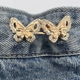 thumbnail image 5 of ZPAQI Butterfly Tighten Waist Button Pin Jeans Waist Buckle Jeans Waist Tightener, 5 of 21
