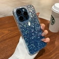 thumbnail image 2 of Sparkling Grid Diamond Pattern Case for iPhone 15 14 13 12 Pro Max Shiny Glitter Luxurious Cover for Women Girls Slim Cases (Blue,for iPhone 12 Pro), 2 of 12