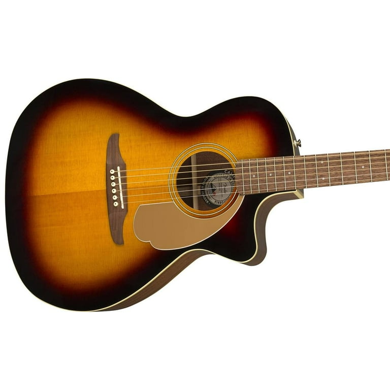 Fender Newporter Player Acoustic-Electric Guitar (Sunburst