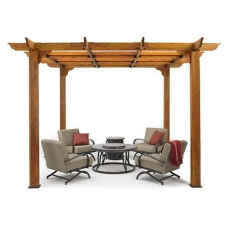 Outdoor GreatRoom Sierra 10 X 10-ft. Douglas Fir Pergola - Walmart.com Outdoor GreatRoom Sierra 10 x 10-ft. Douglas Fir Pergola - Outdoor GreatRoom Sierra 10 X 10-ft. Douglas Fir Pergola - Walmart.com