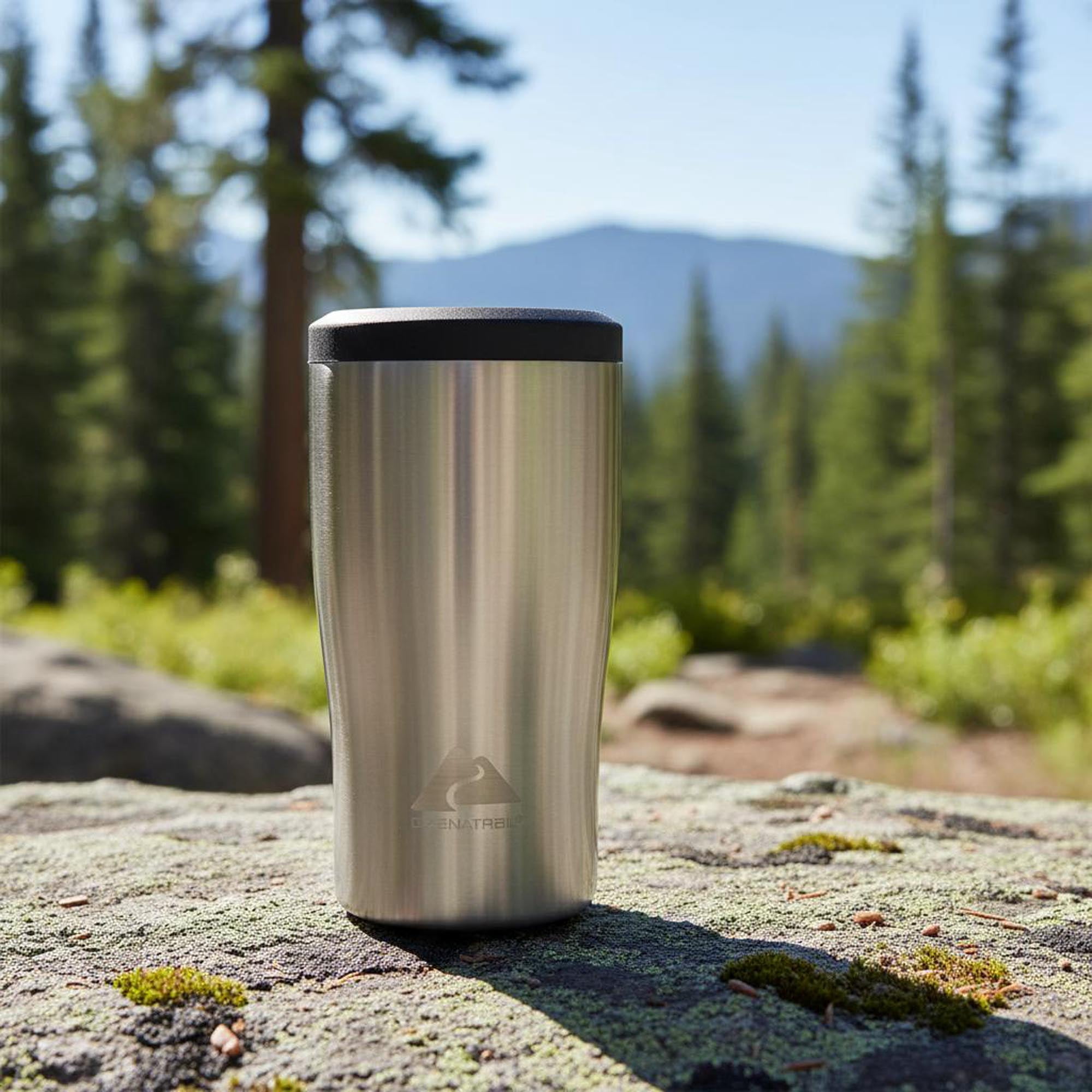 (3 pack) Ozark Trail 12 oz 3-in-1 Can Thermocooler with Lid, Silver