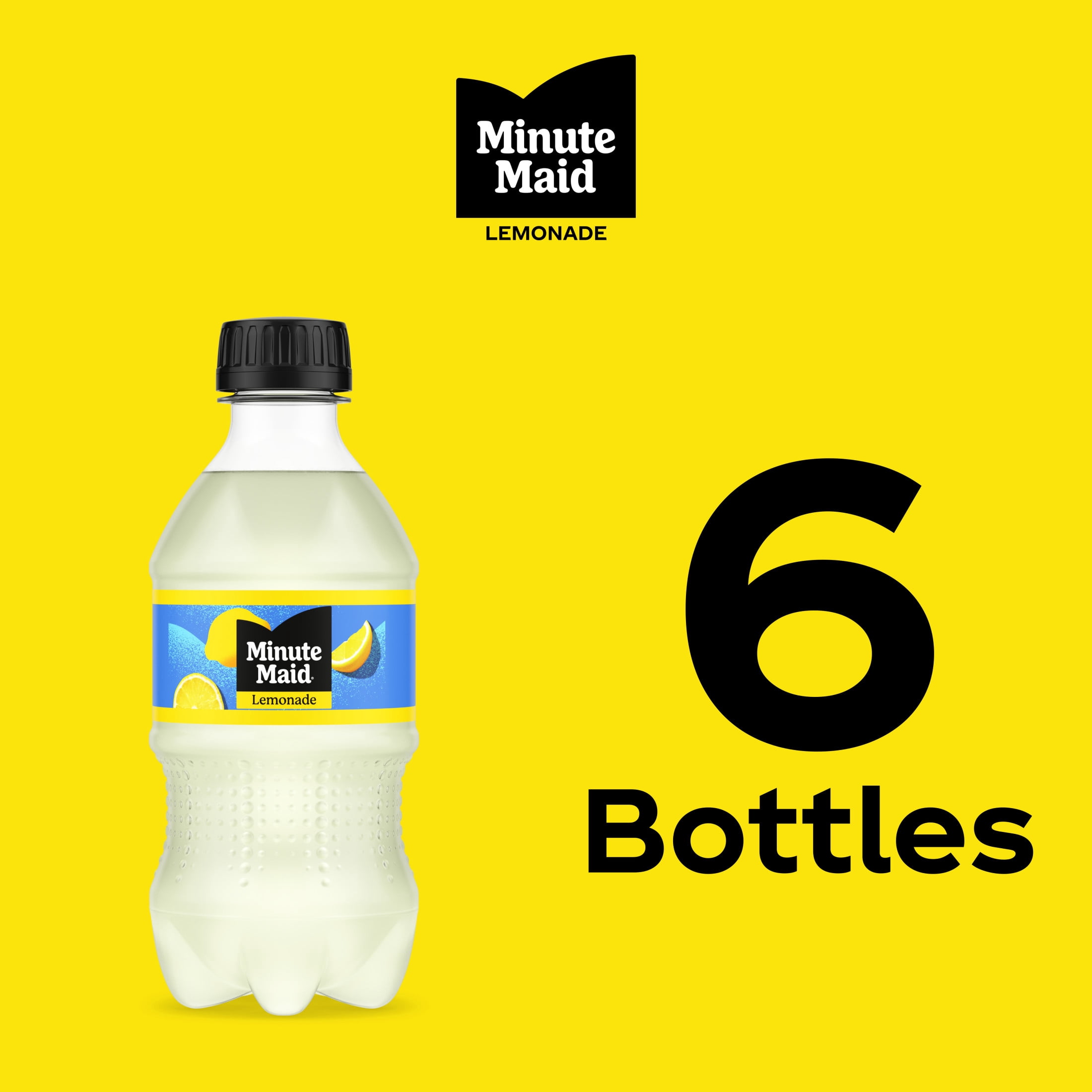 Minute Maid Lemonade Bottles, 12 fl oz, 6 Pack