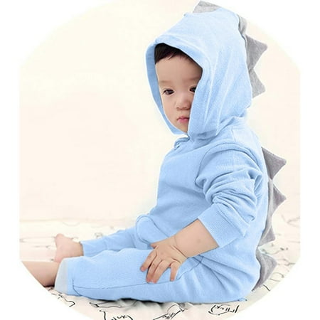 

Hunpta Dinosaur Jumpsuit Infant Toddler Girls Romper Hoodie Boys Clothes Zip Baby Girls Outfits&Set