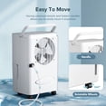 30 Pints Dehumidifiers for Bedroom and Bathroom with Drain Hose ...