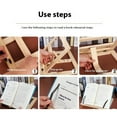 thumbnail image 4 of iron Portable Laptop Stand,Laptop Riser Holder Compatible with All Laptops frequently travel for work（30.5 * 24CM）, 4 of 5