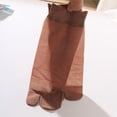 thumbnail image 6 of Lerpwige Women's Silk Thin Sheer Ankle Socks Split Toe Flip Flip See Through Crew Socks, 6 of 20