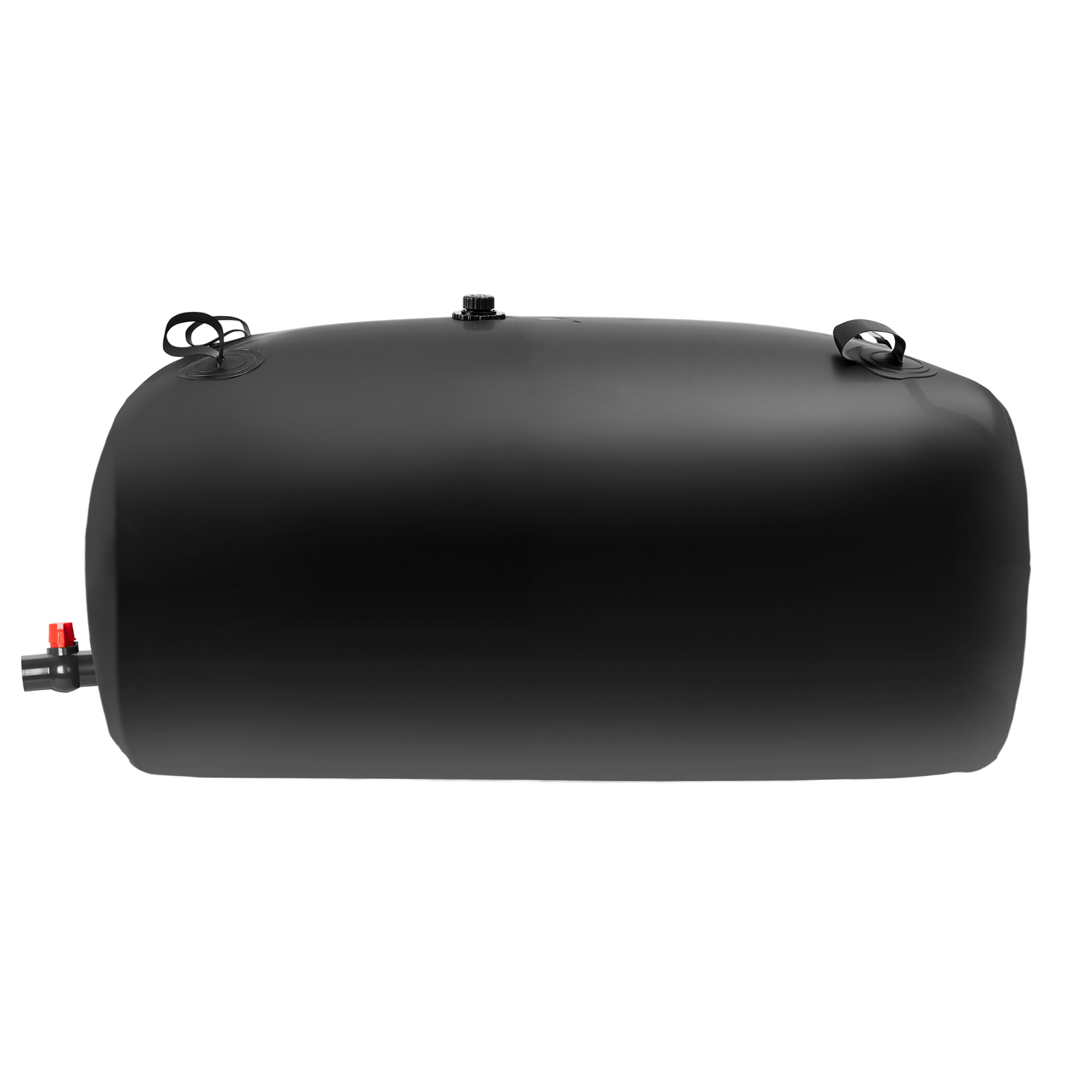 VEVOR Water Storage Bladder, 63.4 Gallon (240L) Water Storage Container Tank, 1000D PVC Large Capacity Soft Bag Bladder, Collapsible Portable for Garden Irrigation,Camping,RVs,Emergency Use - Black