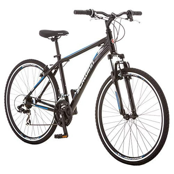 Schwinn GTX 1.0 Comfort Adult Hybrid Bike, Dual Sport Bicycle, 20-Inch Aluminum Frame, Black