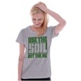 thumbnail image 3 of Use The Soil Not The Oil Earth Day Womens Fitted Plus Size Graphic Tee Brisco Brands 2X, 3 of 5