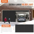 thumbnail image 3 of 16.3 x 7.15 ft Garage Door Insulation Kit - Heavy Duty Winter Windproof Screen, Energy Saving Thermal Cover, 3 of 11