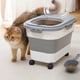 thumbnail image 2 of Freeship Collapsible Cat Dog Food Storage Container Folding Pet Food Container With Lids Sealing Box kitchen Grain Storage Boxes ShopWise Round, 2 of 12