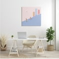 thumbnail image 2 of Stupell Industries Downhill Bike Ride Tropical Bird Modern Cityscape, 30 x 30, Designed by Make Much Studios, 2 of 5