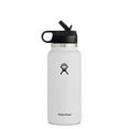 thumbnail image 1 of Hydro Flask 32 oz Wide Mouth Straw Lid White, 1 of 5