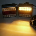 thumbnail image 4 of Yimiti 2Pcs Rear Led Submersible Trailer Tail Lights Kit Boat Marker Truck Waterproof, 4 of 9