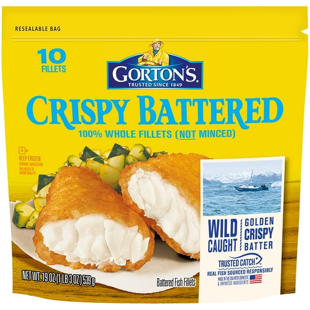 Gorton's Crispy Battered Fish Fillets, 10 count
