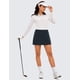 thumbnail image 3 of Falda CRZ YOGA para Tenis y Golf Ligera de Cintura Alta Azul Marino M, 3 of 5