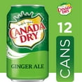 thumbnail image 3 of Canada Dry Ginger Ale, 12 fl oz cans (pack of 12), All Natural Family Pack, 3 of 5
