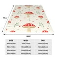 thumbnail image 3 of Sikiie Flat Mushrooms Ultra-Soft Micro flannel Blanket Luxury All Seasons Warm Blanket for Bedding Sofa and Travel (4 sizes)-50"x40", 3 of 7