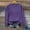 Purple Sweatshirts for Winter, variant on XPMWRP Women's Casual Solid Color Sweatshirt Crew Neck Cute Long Sleeve Pullover Loose Fit Tops Fall Winter Fashion Clothes Orange XXL
