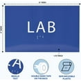 thumbnail image 3 of ADA CENTRAL SIGNS - 6" X4" Lab Sign - ADA Compliant Tactile Graphics Grade 2 Braille Text Safety Signs| Hazardous Laboratory Caution Wall Signs for Schools, Offices, Hospital, Clinics, & Businesses, 3 of 7